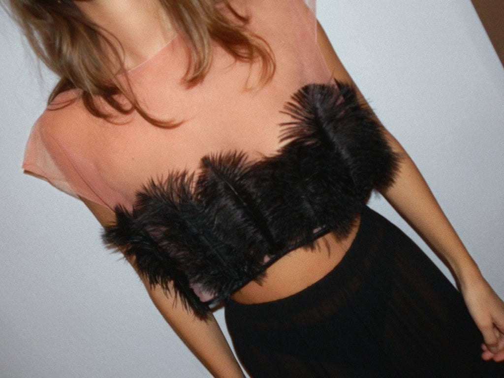 Top in tulle