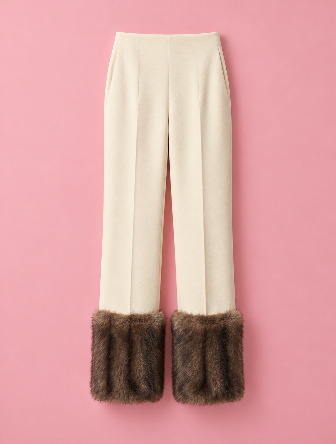 Fur Cuff Pants