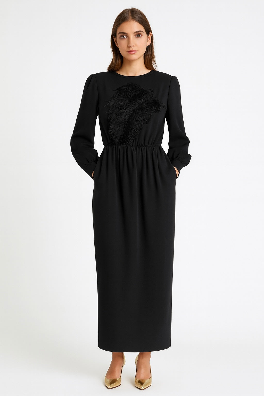 Abito midi a Tulipano