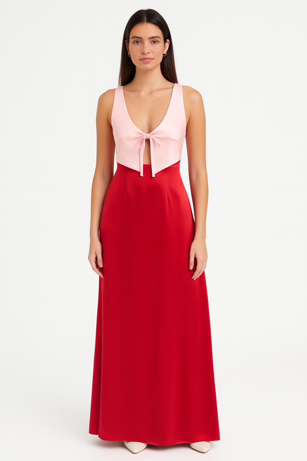 Abito lungo Bicolore