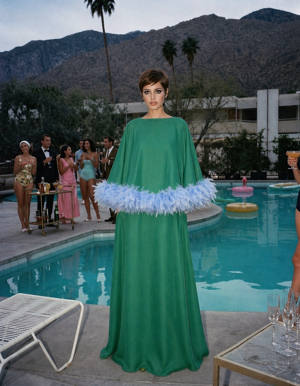 Mantella e gonna lunga